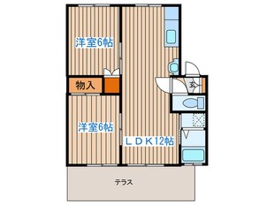 ﾒｰﾌﾟﾙＫＴの物件間取画像